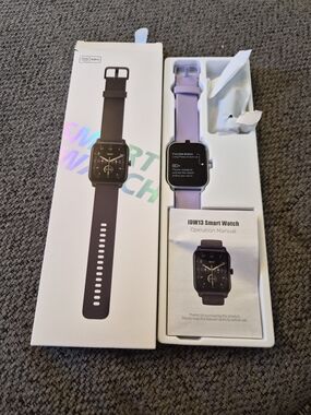 ID13 Smart Watch - Lilac Silicone Band